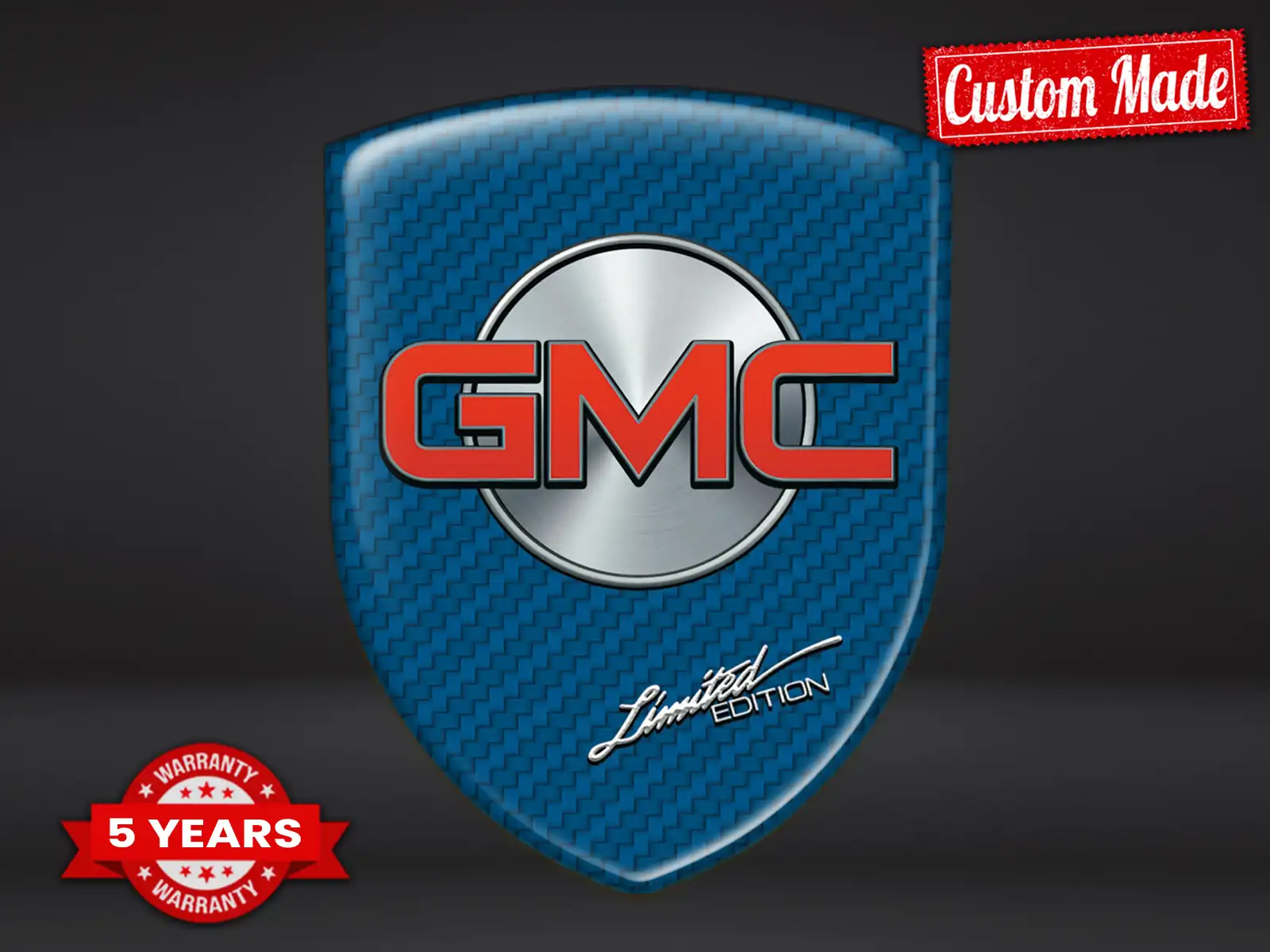 GMC Pegatinas En Relieve Calidad Premium Máximo Resistentes